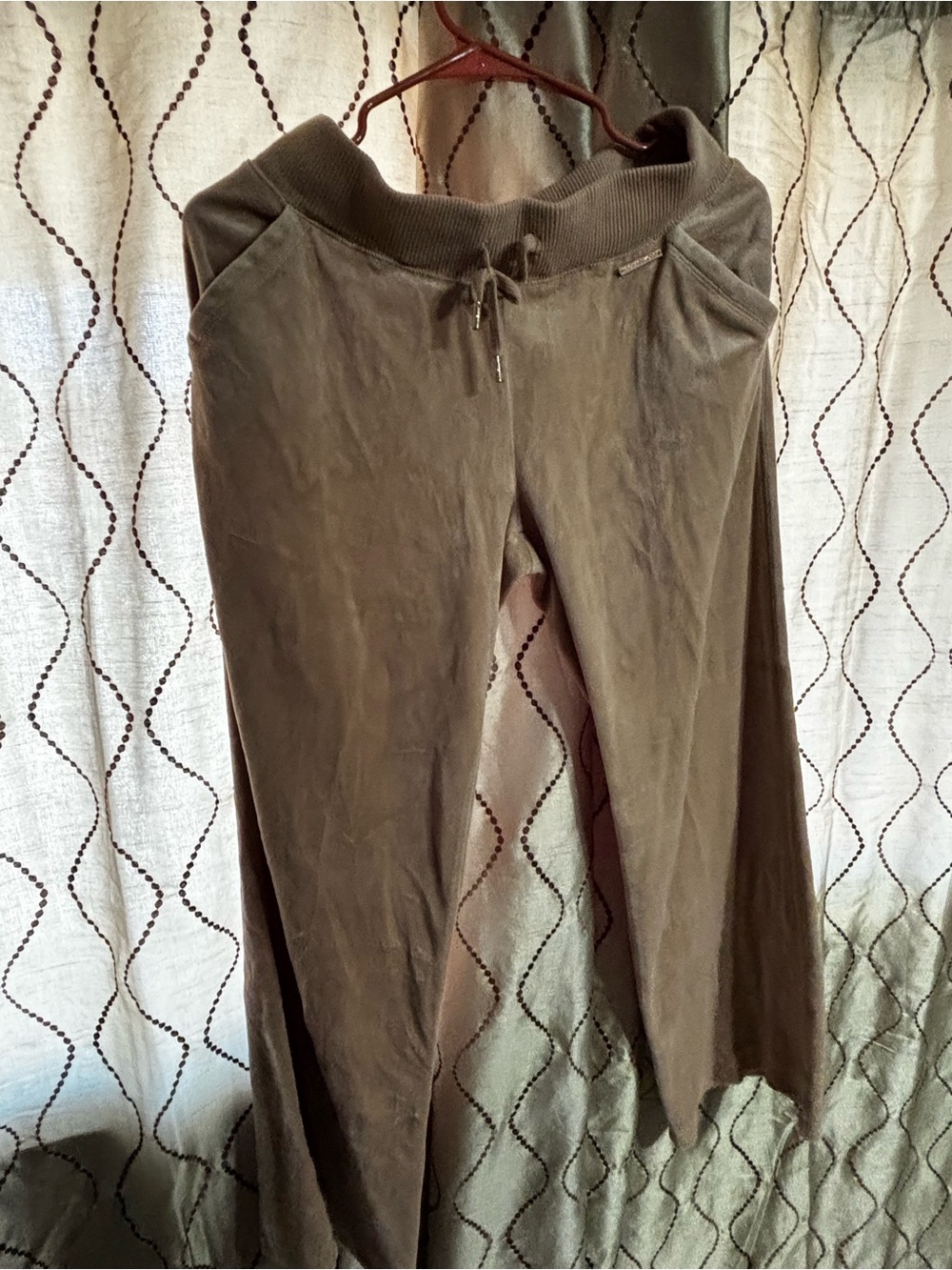 Michael Kors cream Wide-Leg Drawstring Lounge Pants